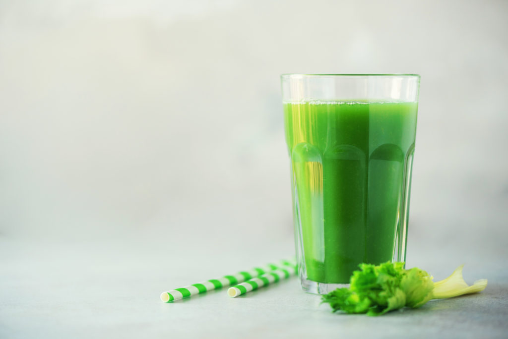 Celery juice helps prevent and treat keto flu due in part to its high salt content.